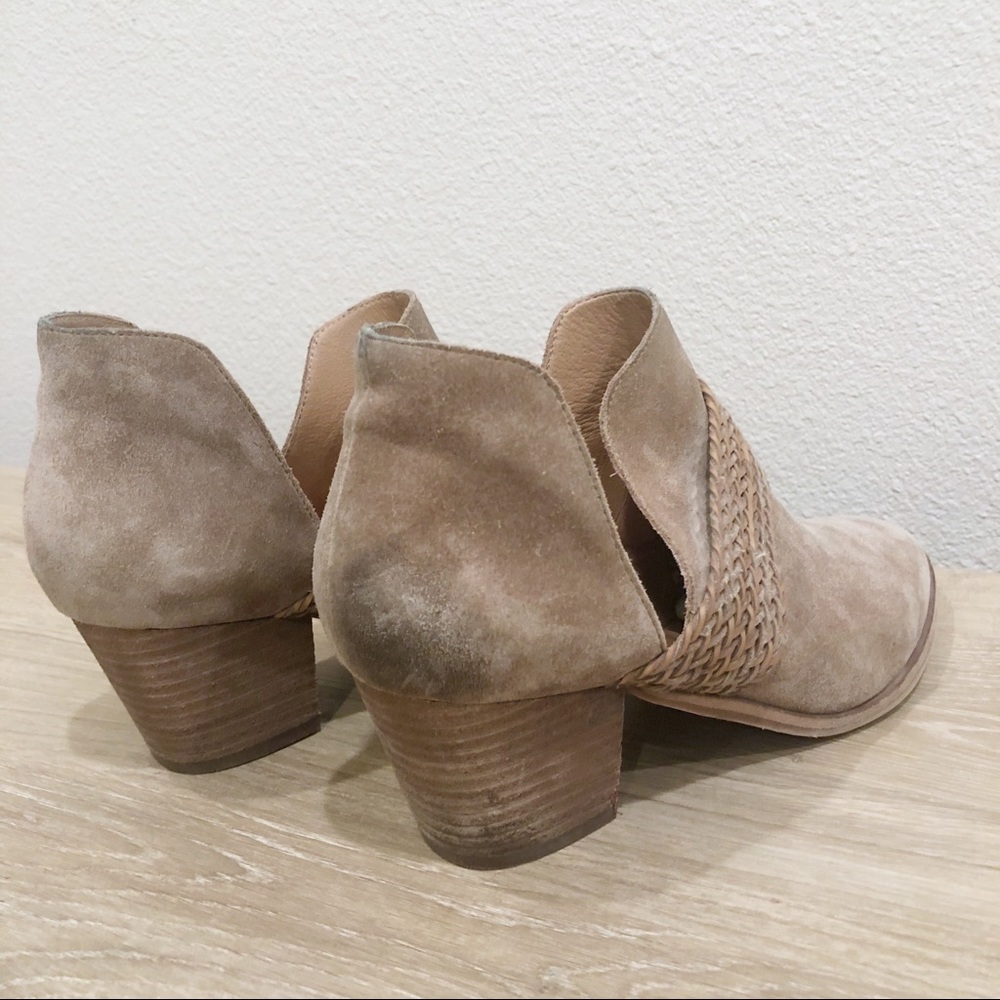 Elaine Turner Suede Leather Ankle Boots 9.5 - Picture 6 of 8